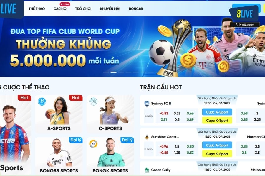 8live chính là tấm gương về uy tín và minh bạch