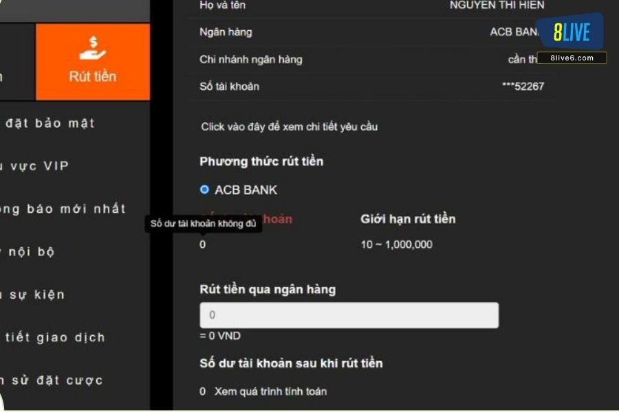 Các bước rút tiền đơn giản và dễ thực hiện