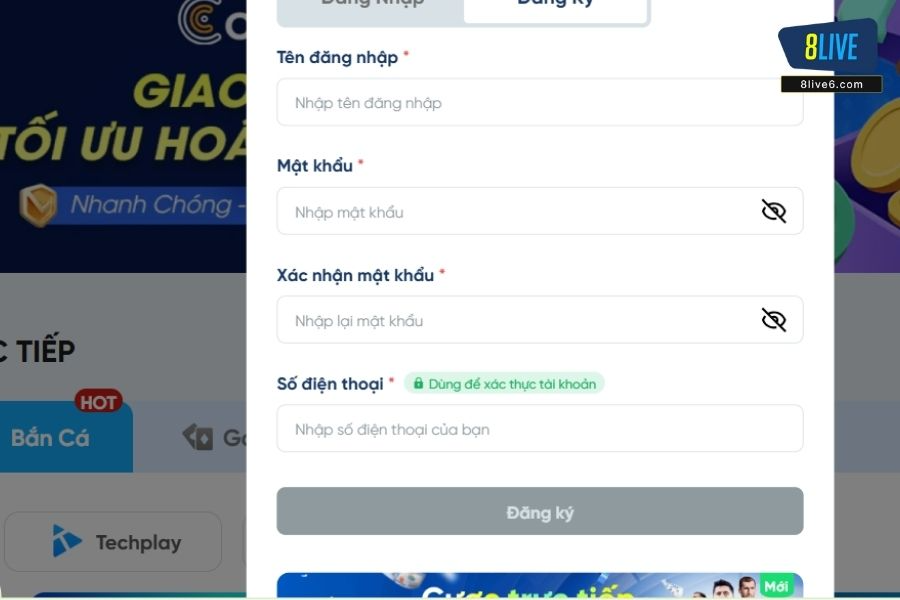 Khắc phục một số lỗi đăng ký đơn giản