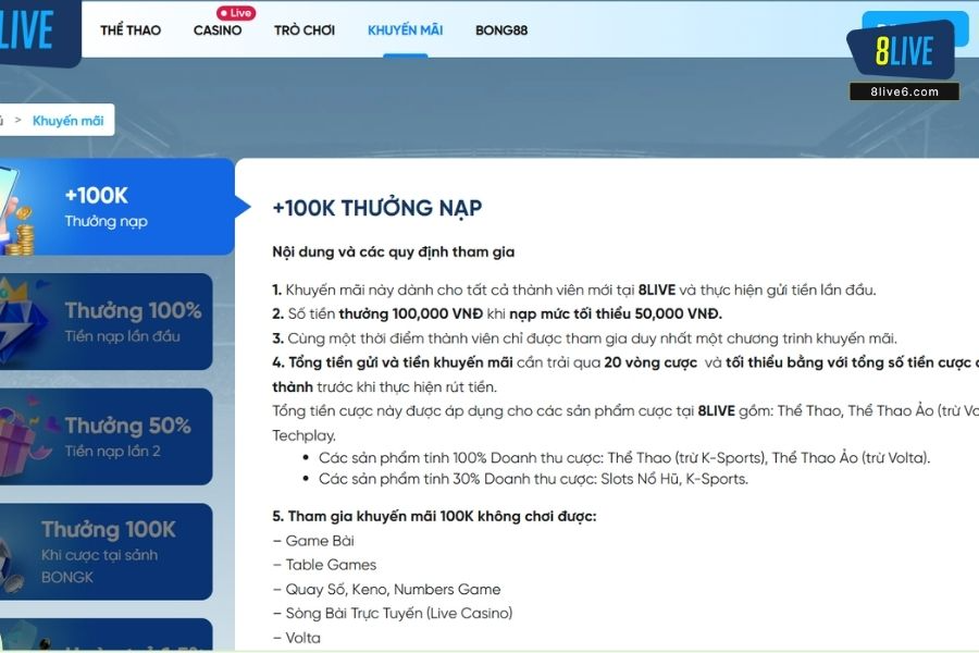Khuyến mãi ngập tràn cho cược thủ