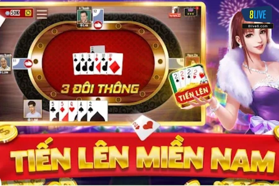 Tham gia chơi bài qua vài bước đơn giản